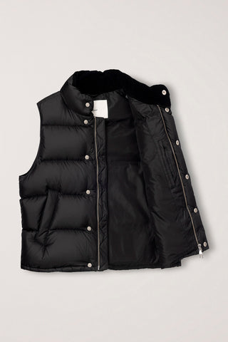 UNISEX GOOSE DOWN VEST BLACK