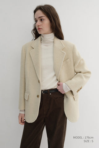 ESSENTIAL ROLL NECK TOP OFF WHITE