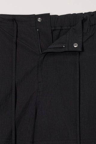UTILITY PARACHUTE PANTS BLACK