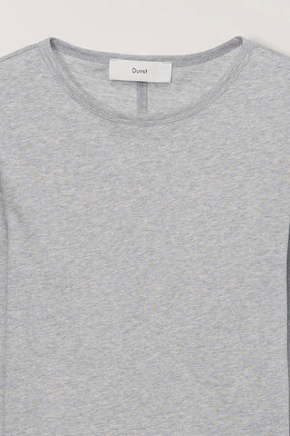 ESSENTIAL CREW-NECK T-SHIRT MELANGE GREY