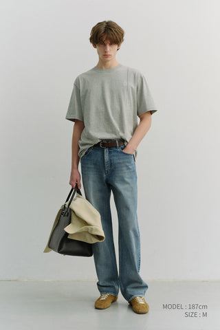 LOW RISE LOOSE JEANS CLASSIC BLUE