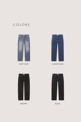 ESSENTIAL LOOSE JEANS CLASSIC BLUE