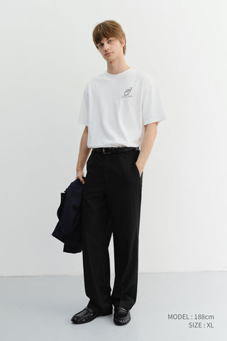 UNISEX HEART D LOGO T-SHIRT OFF WHITE