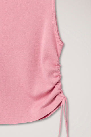 LAYERING KNIT TOP PINK