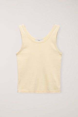 ESSENTIAL SLEEVELESS TOP BUTTER