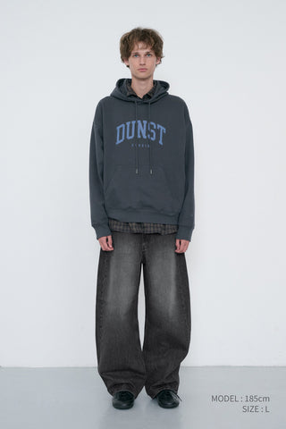 RELAXED CURVED JEANS WASHED GREY