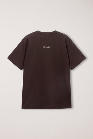 UNISEX CLASSIC LOGO T-SHIRT BROWN