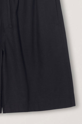 UNISEX PAJAMA BERMUDA SHORTS BLACK