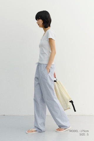 CLASSIC SCOOP NECK TOP LIGHT MELANGE GREY