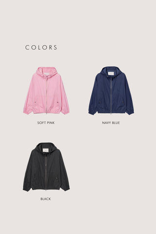 UNISEX SUMMER BREEZE WINDBREAKER SOFT PINK
