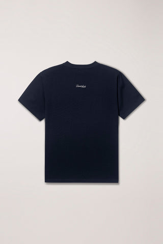 UNISEX MARINE LOGO T-SHIRT FRENCH NAVY