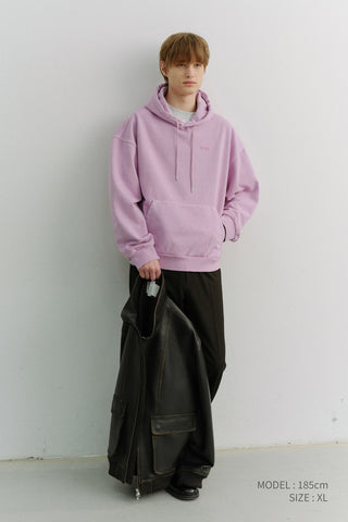 UNISEX GARMENT DYED HOODIE LAVENDER PINK