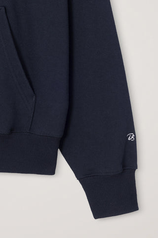 UNISEX ARCH LOGO HOODIE FRENCH NAVY