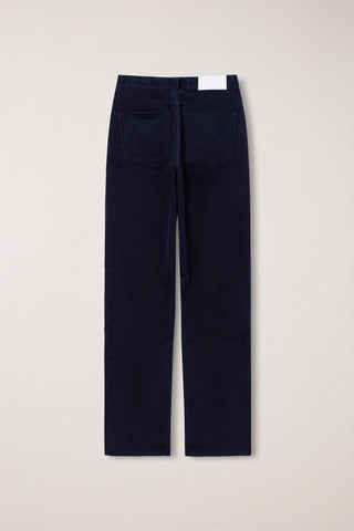 ESSENTIAL STRAIGHT CORDUROY JEANS NAVY