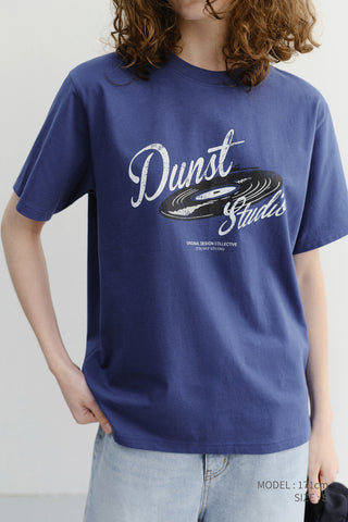 UNISEX VINYL T-SHIRT BLUE