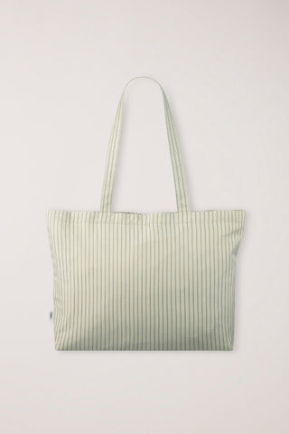 STRIPE EASY SHOPPER OLIVE STRIPE
