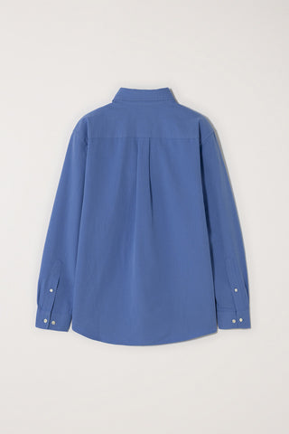 UNISEX CLASSIC BOYFRIEND SHIRT CERULEAN BLUE
