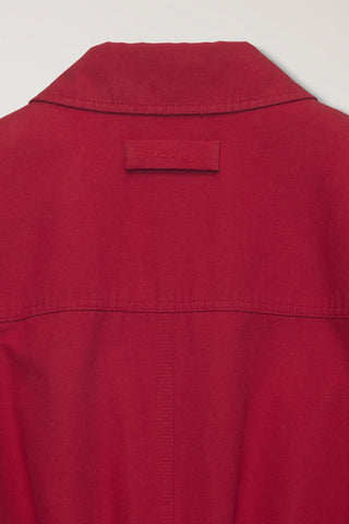 UNISEX COLLARED BLOUSON JACKET RED