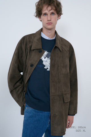 UNISEX PUPPY SWEATSHIRT FRENCH NAVY