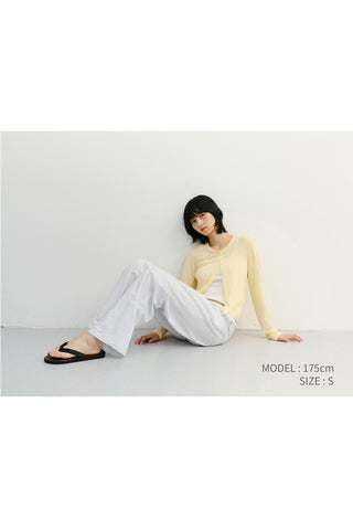 PAJAMA STRING PANTS WHITE STRIPE