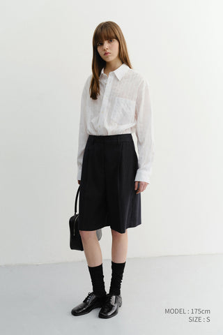 BERMUDA SHORTS NAVY STRIPE