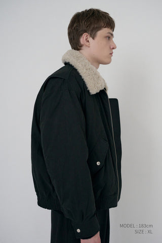 UNISEX FLIGHT PADDED JACKET BLACK