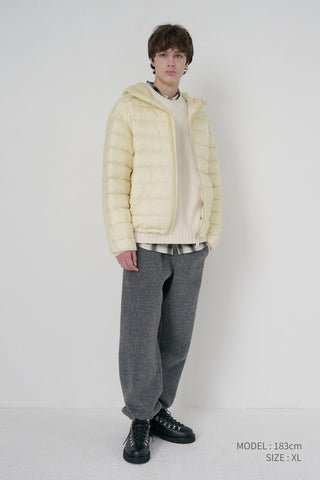 UNISEX LIGHT GOOSE DOWN JACKET SEA SALT