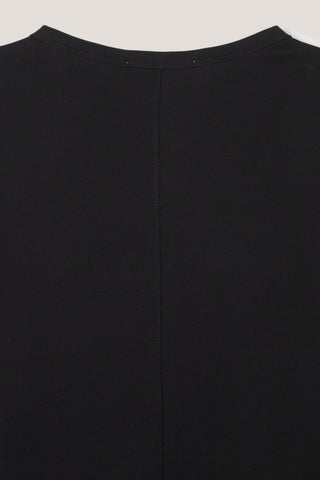 UNISEX HENLEY-NECK T-SHIRT BLACK