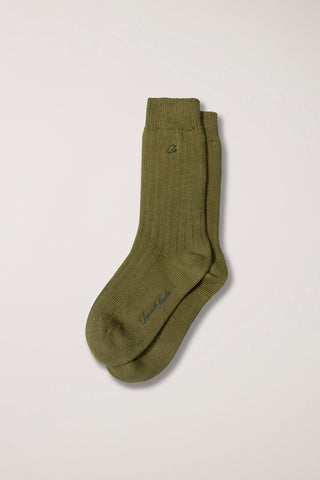 CLASSIC LOGO SOCKS KHAKI