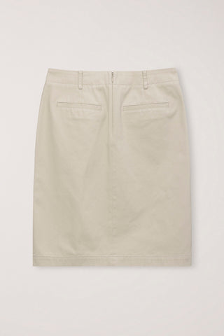 90S MIDI SKIRT BEIGE