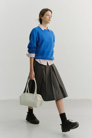 SOFT FRAME COMPACT SHOULDER BAG IVORY