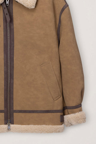 UNISEX B-3 SHEARLING JACKET CAMEL