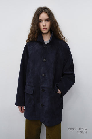 UNISEX LILY ALTER-SUEDE HALF JACKET BLUE NAVY