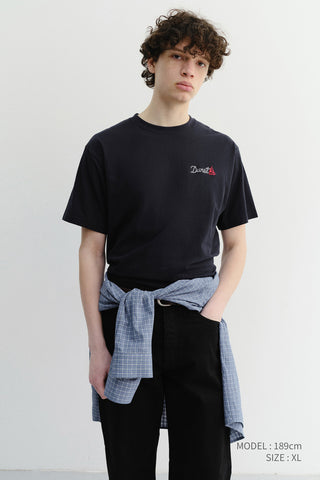 UNISEX MARINE LOGO T-SHIRT FRENCH NAVY