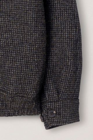 UNISEX HARRINGTON WOOL BLOUSON BROWN
