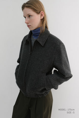 ESSENTIAL ROLL NECK TOP BLUE