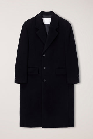 UNISEX BOXY TAILORED COAT BLACK