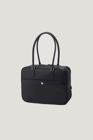 CLASSIC 28 LEATHER BAG BLACK