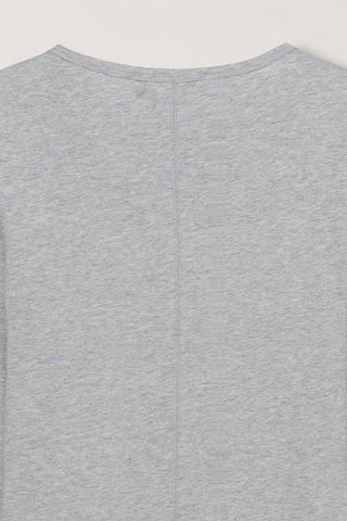 ESSENTIAL CREW-NECK T-SHIRT MELANGE GREY
