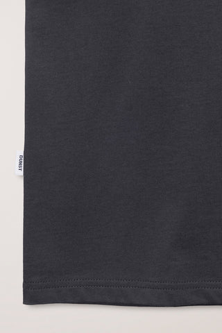 UNISEX VINTAGE ARCH LOGO T-SHIRT CHARCOAL GREY