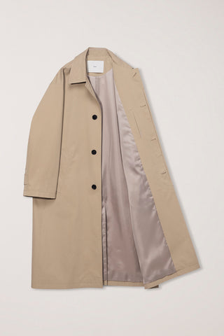 UNISEX REFINED MAC COAT BEIGE