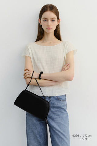 PLEATS BLOUSE IVORY