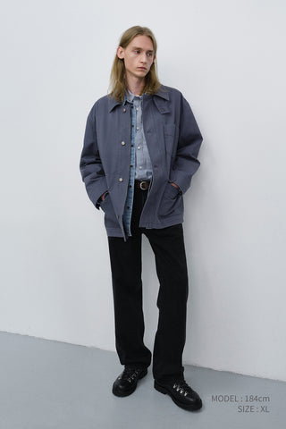 UNISEX CHORE JACKET BLUE