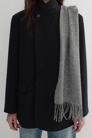 UNISEX LAYERED CASHMERE BLAZER NAVY