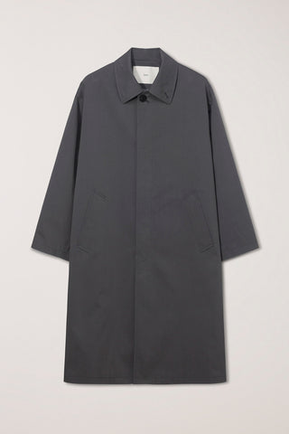 UNISEX REFINED MAC COAT ASH GREY