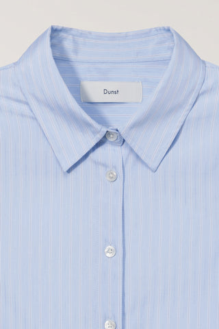 2-WAY ESSENTIAL STRIPED SHIRT SOFT BLUE STRIPE