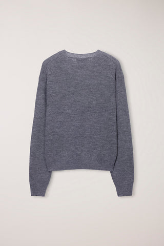 UNISEX HAIRLY SWEATER MELANGE GREY