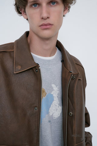 UNISEX PUPPY SWEATSHIRT MID MELANGE GREY