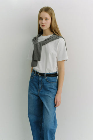 UNISEX LOOSE T-SHIRT WHITE