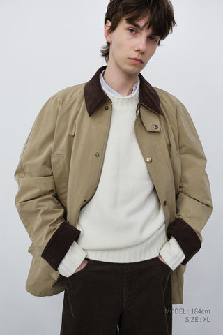 UNISEX CHUNKY ROLL NECK SWEATER IVORY